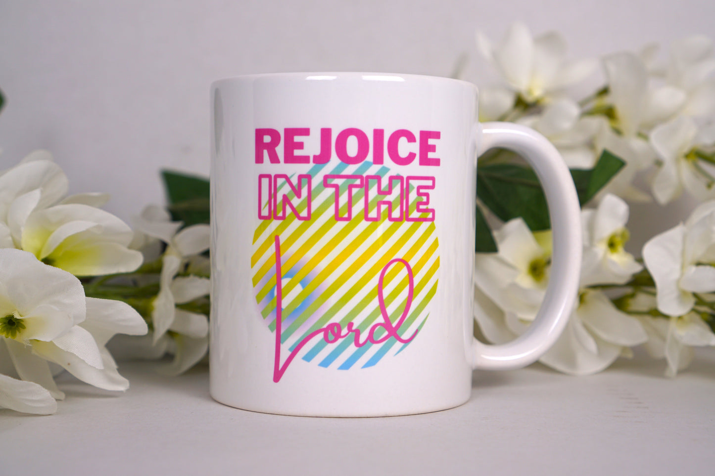 Rejoice Mug pink