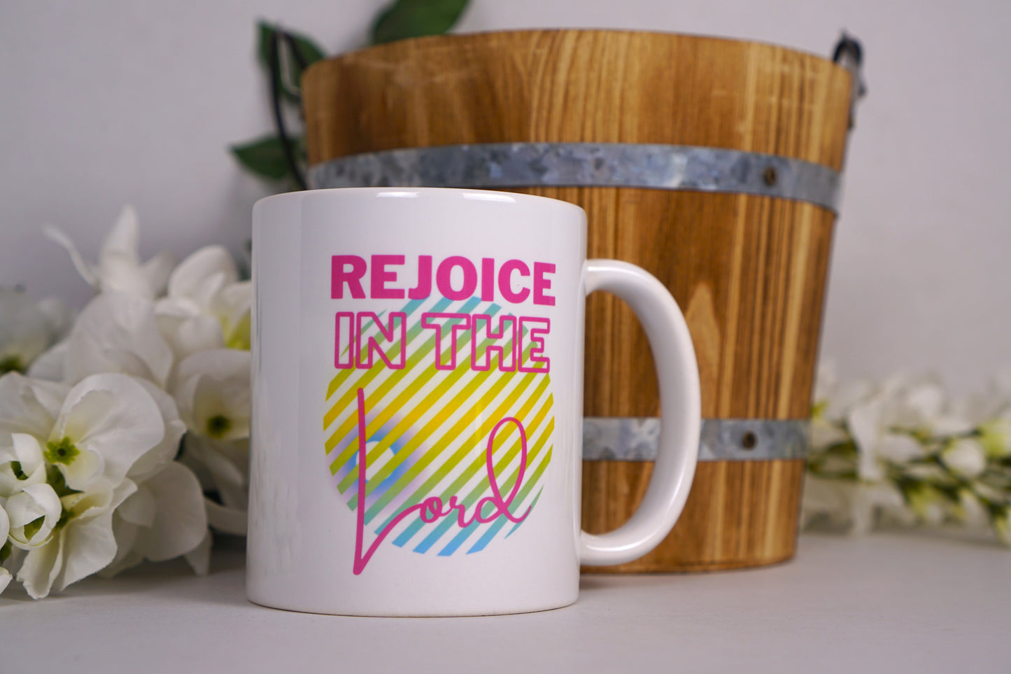 Rejoice Mug pink