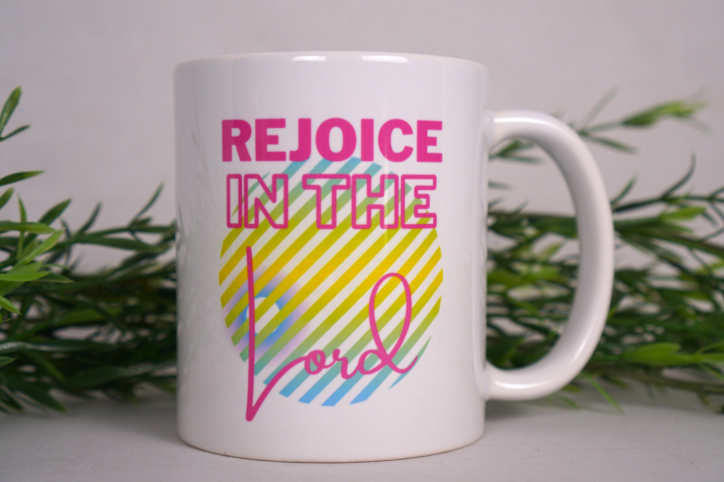 Rejoice Mug pink