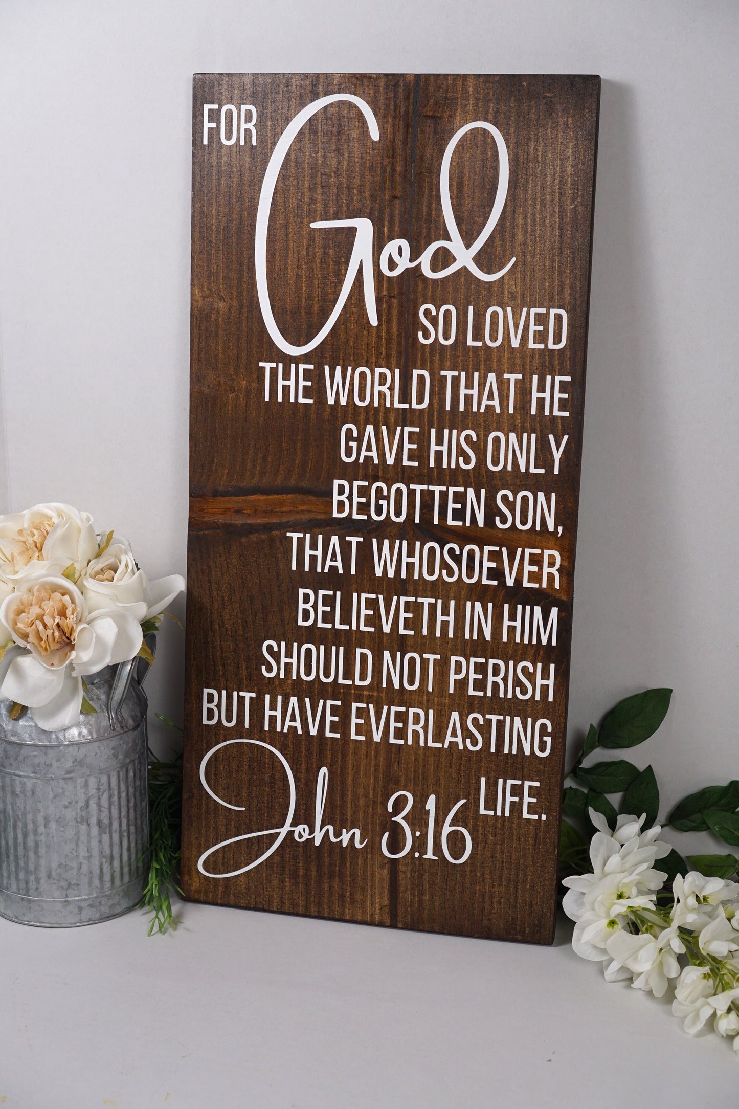 For God so Loved the world sign